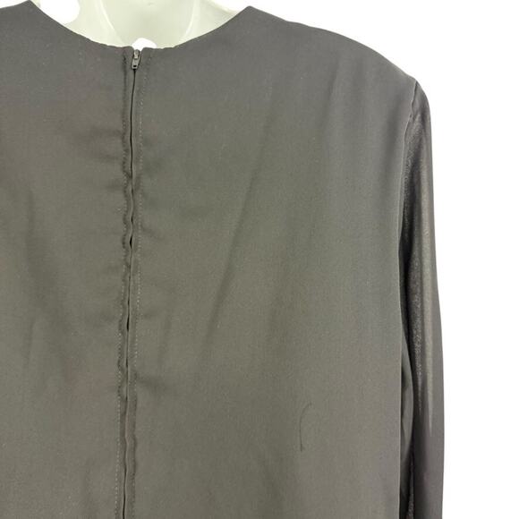 Sharade of California Vintage USA Black Jacket Style One Piece Dress Womens 18W - Picture 12 of 16